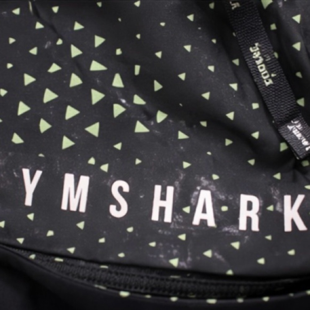 Gymshark Women’s Running Shorts Medium Black Green Pattern Athletic - Picture 9 of 11